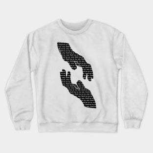 Send Me On My Way (black) Crewneck Sweatshirt